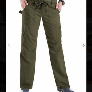 Koi Lindsey Olive Green Scrubs Size M